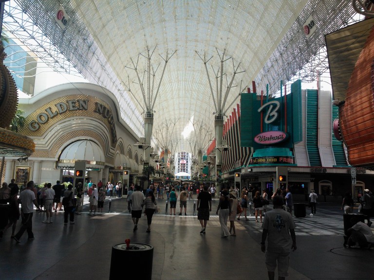 Downtown Las Vegas! Cheap eats and good games.