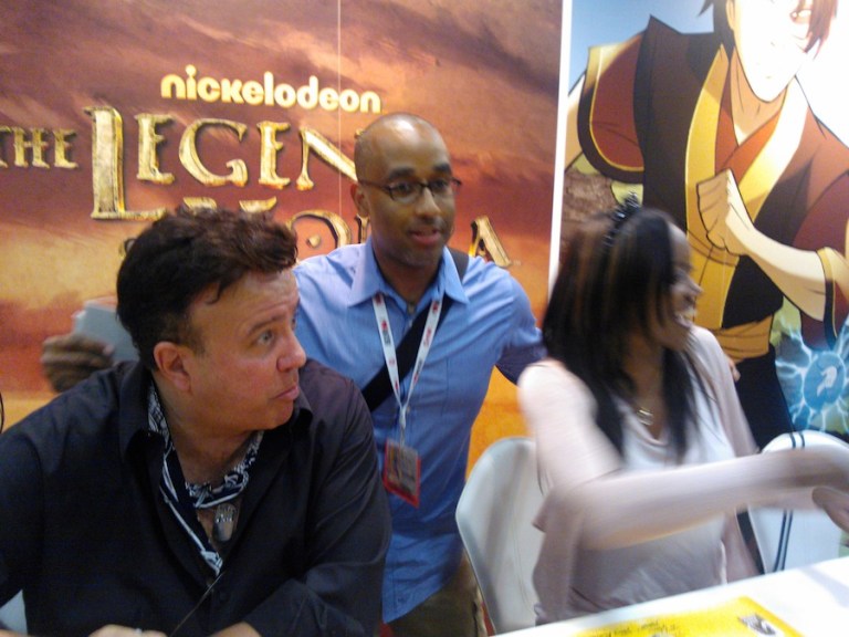 I actually got a chance to meet my favorite comic book artist, Shawn Martinbrough