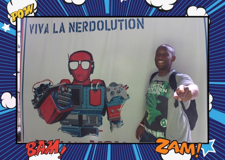 At my first Nerd HQ, Comic Con weekend