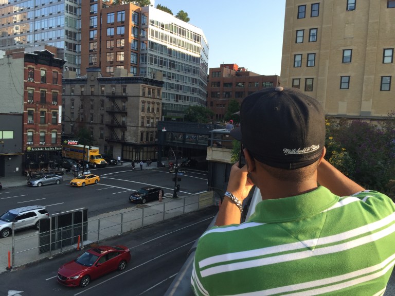 My brother took me to my first High Line experience!